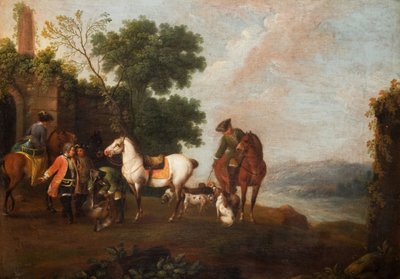 La caza del ciervo, 1760 de Wenzel Ignaz Prasch