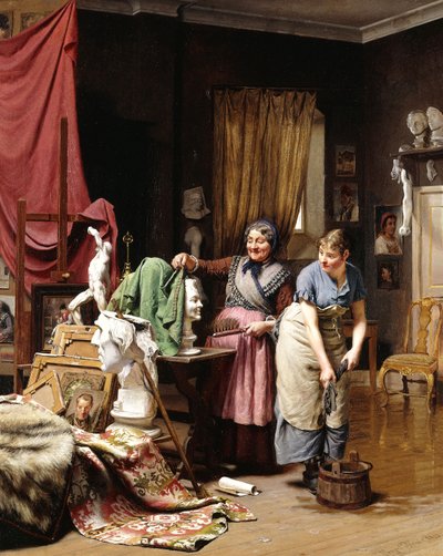 En el estudio, 1882 de Wenzel Ulrik Tornoe