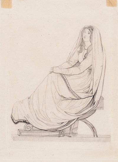 Mujer sentada de Werner Holmberg