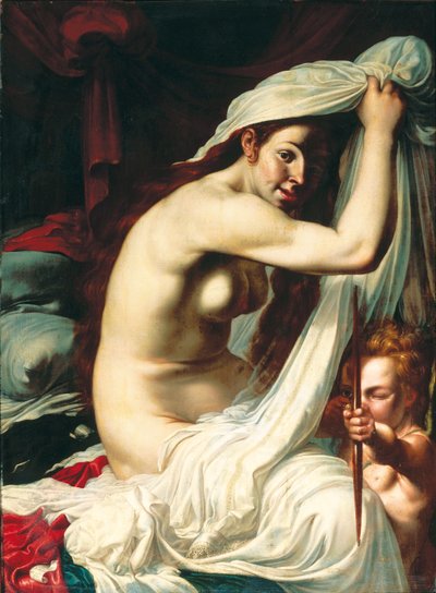 Venus y Cupido de Werner Jacobsz van den Valckert