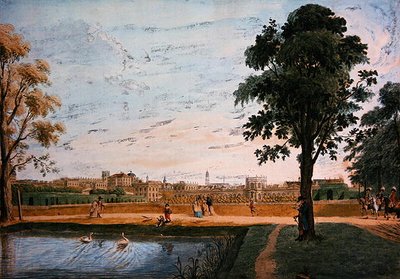 Vista de la Orangerie, frente al Friedrichsthore cerca de Kassel de Werner Kobold