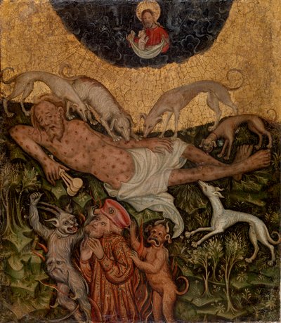 Curación de Lázaro de Westphalian Master