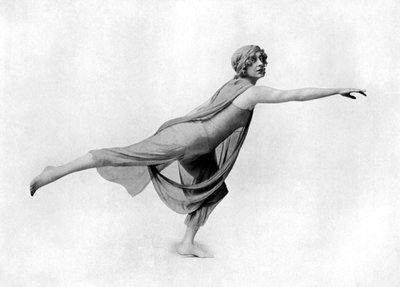 Bailando descalzos al estilo griego, c. 1913 de White Studios