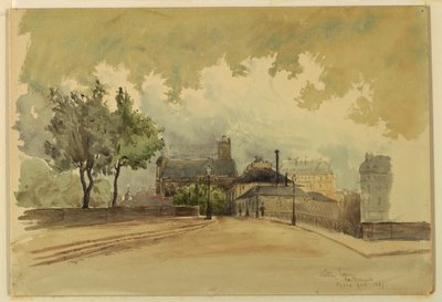 Dibujo, La Marca, París, 1887 de Whitney Warren Jr.