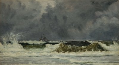 Clima tormentoso - La costa de Jutlandia de Whitworth Wallis