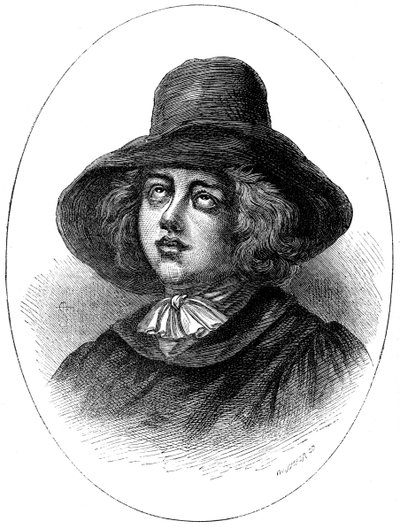 George Fox, fundador de los Cuáqueros, siglo XVII c1880 de Whymper