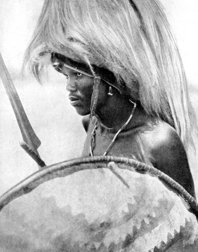Un guerrero masai, África de Wide World Photos