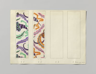 Acero con lado impreso, diseño Blumenhorn de Wiener Werkstätte
