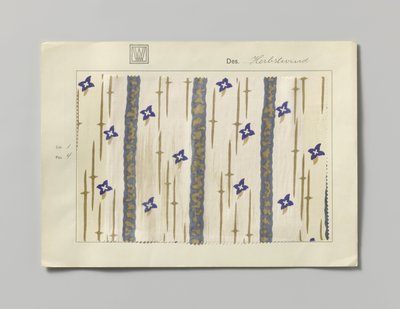 Acero con lado impreso, diseño Herbstwind de Wiener Werkstätte