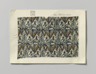 Acero con lateral impreso, diseño Tanzpaar de Wiener Werkstätte