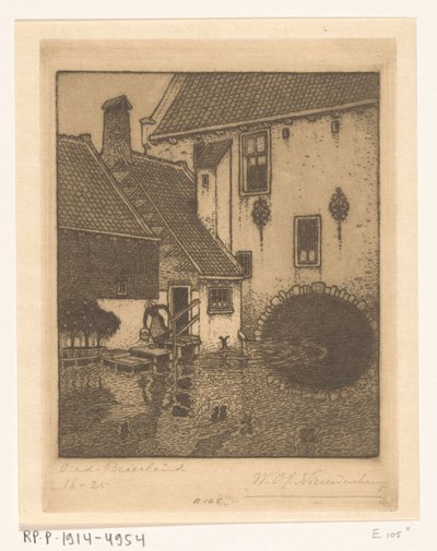 Fachada trasera del ayuntamiento de Oud-Beijerland
Canal de Oud-Beierland (título original) de Wijnand Otto Jan Nieuwenkamp (signed by artist)