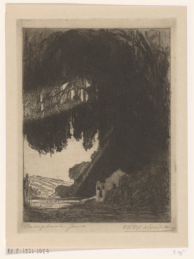 Capilla china cerca de Semarang en Java
Bedeplaats (título original) de Wijnand Otto Jan Nieuwenkamp (signed by artist)