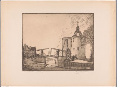 Vista de los Drommedaris en Enkhuizen
Enkhuizen, los dromedarios (título original del objeto) de Wijnand Otto Jan Nieuwenkamp (signed by artist)