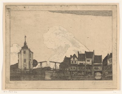 Puerto de Enkhuizen (título original) de Wijnand Otto Jan Nieuwenkamp (signed by artist)