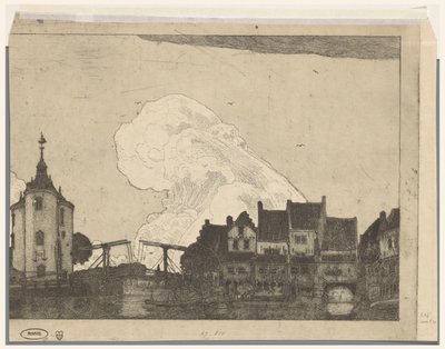 Puerto de Enkhuizen (título original) de Wijnand Otto Jan Nieuwenkamp (signed by artist)