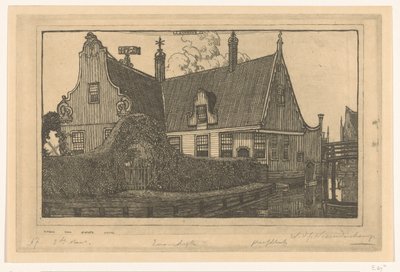 Casa de madera sobre el agua en Zaandijk
Casa de campo en Zaandijk (título original) de Wijnand Otto Jan Nieuwenkamp (signed by artist)