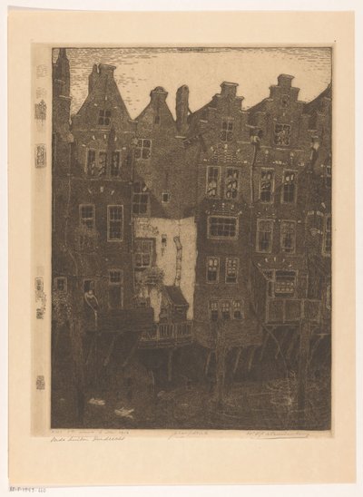 Casas en el Voorstraatshaven en Dordrecht
El canal, Dordrecht (título original)
Casas antiguas, Dordrecht (título en el objeto) de Wijnand Otto Jan Nieuwenkamp (signed by artist)