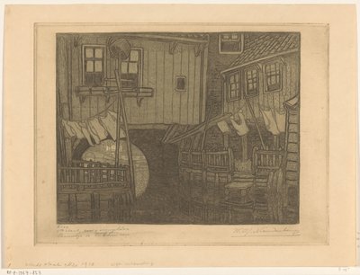 Casas en el puerto de Enkhuizen
Buurtje in Enkhuizen (título original) de Wijnand Otto Jan Nieuwenkamp (signed by artist)