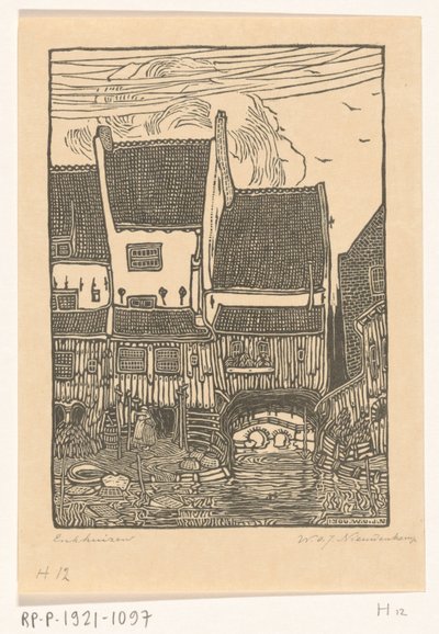 Casas en el puerto de Enkhuizen
Casas antiguas, Enkhuizen (título original) de Wijnand Otto Jan Nieuwenkamp (signed by artist)