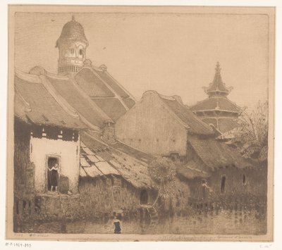 Casas junto al agua en Semarang
En el kampong, Semarang (título original) de Wijnand Otto Jan Nieuwenkamp (signed by artist)