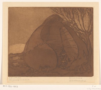 Marido y mujer espiados por la muerte
La pareja y la muerte (título original) de Wijnand Otto Jan Nieuwenkamp (signed by artist)