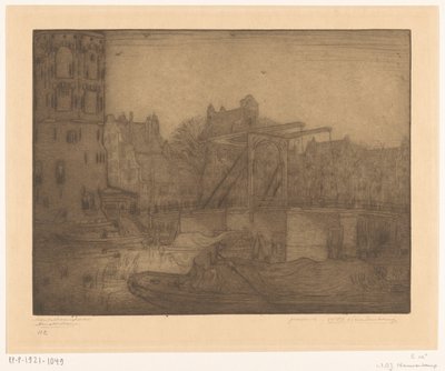 Montelbaanstoren, Ámsterdam (título original) de Wijnand Otto Jan Nieuwenkamp (signed by artist)