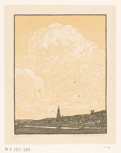 Rhenen (título original del objeto) de Wijnand Otto Jan Nieuwenkamp (signed by artist)