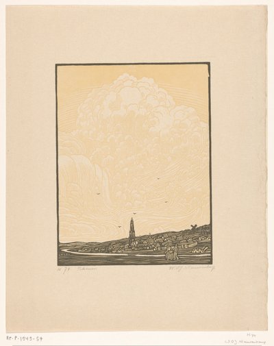 Rhenen (título original del objeto) de Wijnand Otto Jan Nieuwenkamp (signed by artist)