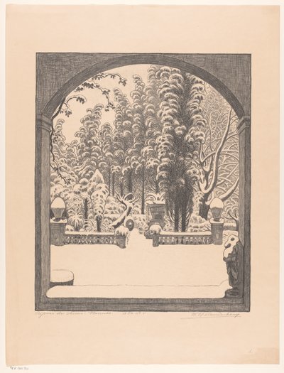 Riposo dei Vescovi: Florencia (título original en el objeto) de Wijnand Otto Jan Nieuwenkamp (signed by artist)