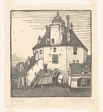 Puerta del Pescado en Harderwijk
Het Vischpoortje, Harderwijk (título original) de Wijnand Otto Jan Nieuwenkamp (signed by artist)