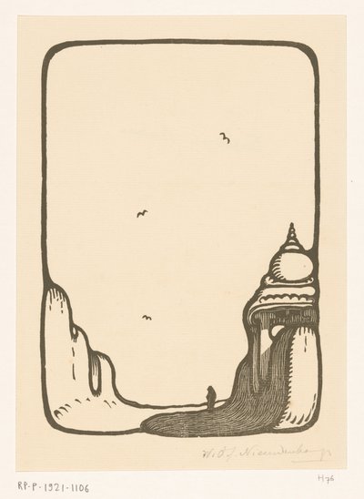 Camino hacia la puerta de un templo en Madurai
Puerta del templo de Madura (título original) de Wijnand Otto Jan Nieuwenkamp (signed by artist)