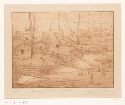 Barcos amarrados a orillas del Ganges en Benarés
Descarga de barcos (título original) de Wijnand Otto Jan Nieuwenkamp
