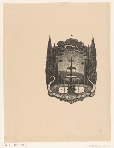 Fuente en el tuin de Villa Il Riposo dei Vescovi en Fiesole
Riposo dei Vescovi (título en el objeto) de Wijnand Otto Jan Nieuwenkamp