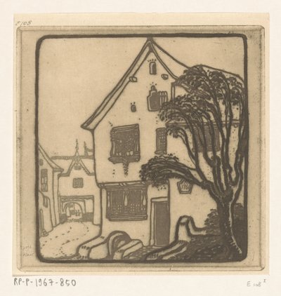 Calle de una ciudad del Mosela
En el Mosela (título original) de Wijnand Otto Jan Nieuwenkamp