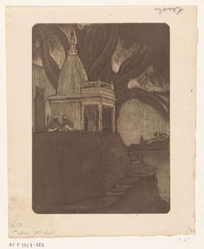 Templo de Benarés por la noche
Sunset, Benares (título original) de Wijnand Otto Jan Nieuwenkamp