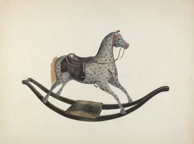 Caballito de juguete, c. 1941 de Wilbur M Rice
