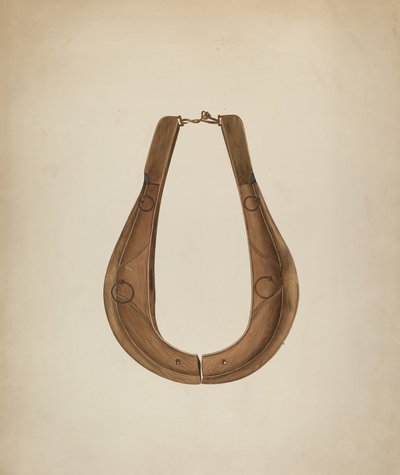 Collar de caballo y arnés, c. 1941 de Wilbur M Rice