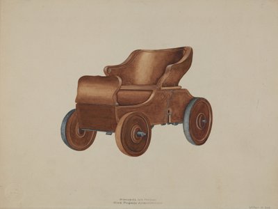 Automóvil de juguete, c. 1938 de Wilbur M Rice
