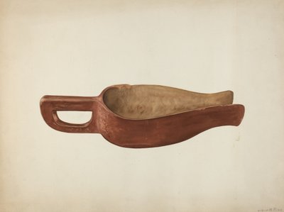 Cuchara de comida de madera, c. 1941 de Wilbur M Rice