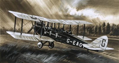 Un De Havilland DH98 de Aircraft Transport  Travel Ltd. de Wilf (20th century) Hardy