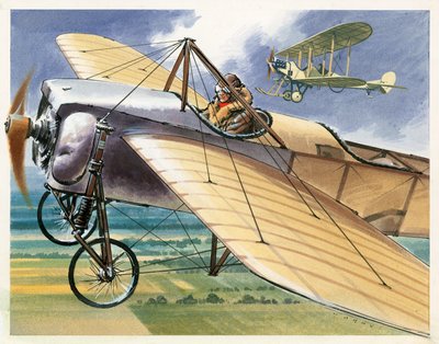 Monoplano Bleriot XI de Wilf (20th century) Hardy