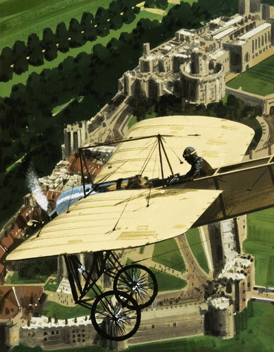 Primer servicio de correo aéreo británico de Wilf (20th century) Hardy