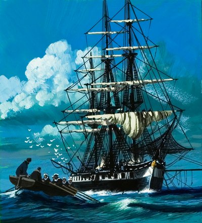 La expedición Challenger de la década de 1870 de Wilf (20th century) Hardy