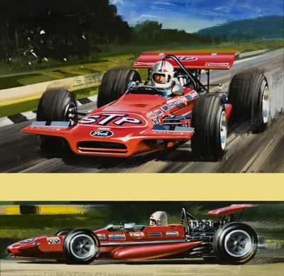 La Marcha 701 (gouache sobre papel) de Wilf (20th century) Hardy