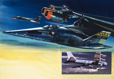 La lanzadera Martin Marietta X-24B de Wilf (20th century) Hardy