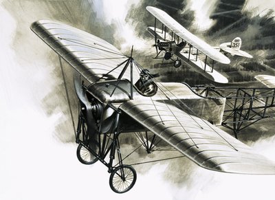 El primer vuelo de reconocimiento del RFC de Wilf (20th century) Hardy