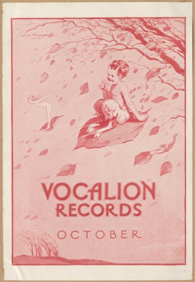 Boletín de Vocalion Records, años 1920 de Wilfred Fryer, Curtis Advertising Agency
