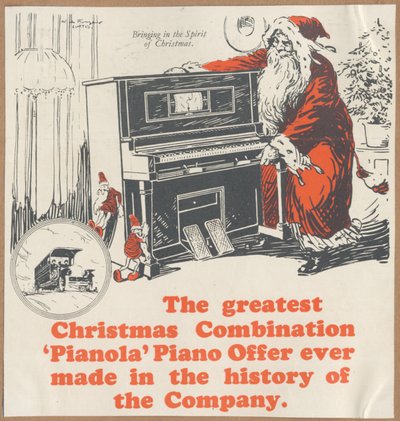 Pianolas de la Compañía Eólica, años 1920 de Wilfred Fryer