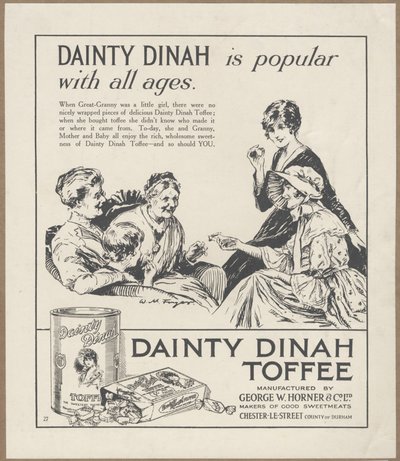 Dainty Dinah Toffee, c. 1920 de Wilfred Fryer