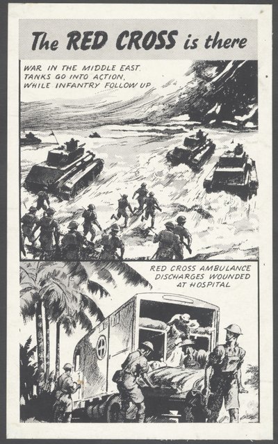 Anuncio de guerra de la Cruz Roja, años 1940 de Wilfred Fryer